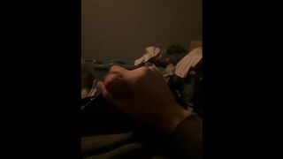 Solo jo. Quick jack off before company shows up.