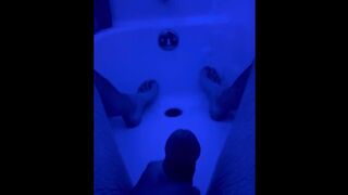 shower jerk with some soothing asmr going on with a lava like flow of cum to finish off.