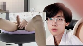 My boss actually took out his big cock and ejaculated in front of his subordinates