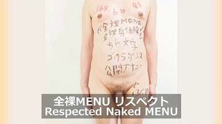 Respected Naked MENU --- Complete the tasks written on Body Menu