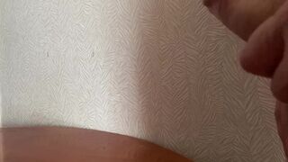 The guy decided to rest after work and have pocket pleasure