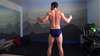 Cockslap cumshot, camera 3