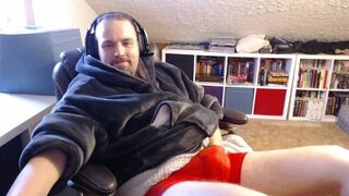 Dirty Talking while Cum in my Red Underwear