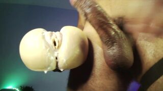 Porno Freak With Creamy Dick Fucks And Cum On Pussy Toy