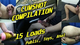 Cumshot Compilation #4 - 15 Loads