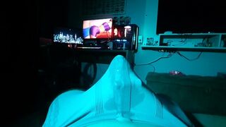 3 vibrators at the same time, cumming in underwear, solo male