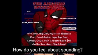 Deadpool gets fucked by Spiderman's gigantic cock