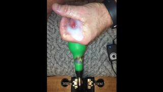 Alone with our HISMITH Sex Machine, moaning loud, intense pleasure, rapid fucking & cumshot I tasted