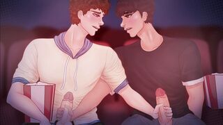 Our Hands Moving in Sync ° Gay Friends Mutual Shagging in The