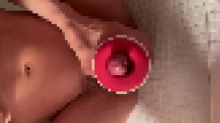 【Japanese boy】 vibrating hole in the bathroom. from the erec