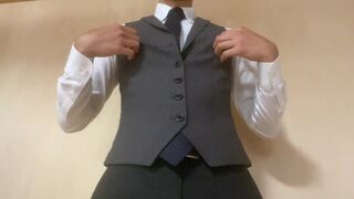 A man who masturbates immediately after returning home after the wedding