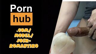 Pinoy jakol - playing with my sex toy, cum loaded