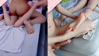 我被上门按摩摸到淫水直流呻吟不止，只好献出小穴当作小费补偿他