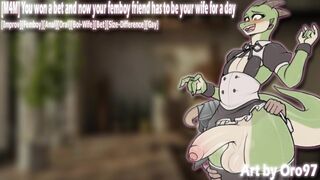 [M4M] You won a bet and now your femboy friend has to be your wife for a day