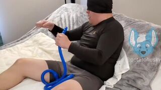 Deepthroat training with a 54" toy