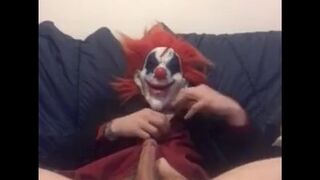 masturbating clown