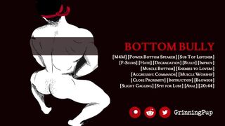 [Audio] Your Muscular Bully Is A Needy Bottom