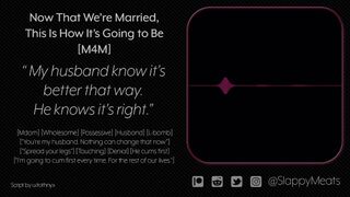 [M4M] Your Newlywed Husband Tells You Just How He Wants You [Audio] [ASMR]