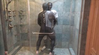 orca and his captured football dummy jock