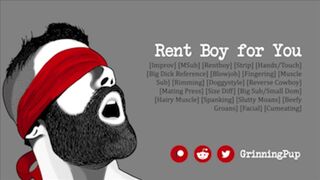 [Gay Audio] Your Muscular Rent Boy Makes Your Dreams Come True