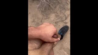 Naked Hike and then Jacking Off next to Highway!!