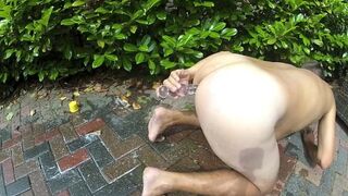 Anal fun with splashing ending