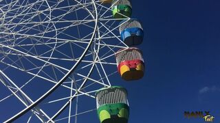 WHENEVER YOU THINK OF FEET - THINK OF ME - MANLYFOOT - FUN AT THE FAIR - FERRIS WHEEL FOOT FETISH