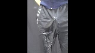 A boy in shorts has appeared! However, he seems to be holding back his pee...