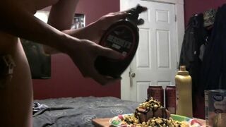 piggy daily feeding gross food 7/24/18