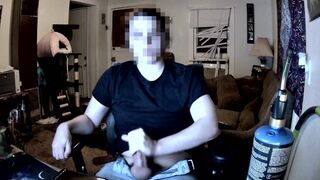 Webcam view of me playing with myself