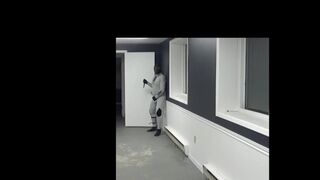 bastard wetsuit commando training in abandoned business