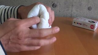 超気持ちいいタオルとゴム手を使った簡単なオナホール