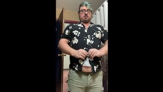 Tight clothes and beer outfit 2