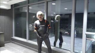 Hotel movie part 2 - disguised blonde surfer can barely contain his cock