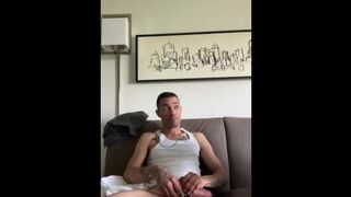 Jacking off next to homeboi