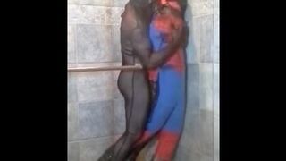 meshman captures spiderman
