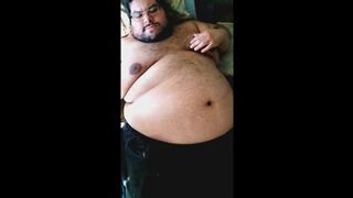 Superchub Shaking his belly in Slow Mo