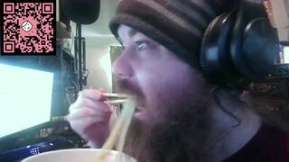 Eating a Ramen bowl