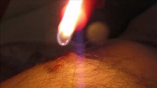 Hot Wax on Nipples and in Belly Button