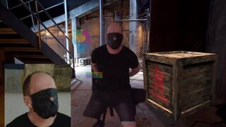 Bound and Gagged by online DOM (sponge in mouth + layers of tape) - so effective I could only moan!