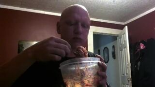 piggy feeding belly stuffing on a time limit soda chug 4/30/18