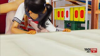 Femboy Yaoi - Simon fucked for his gym teacher
