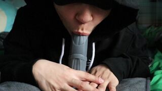 Femboy Stretches All His Holes With Biggest Dick Yet [MALE MOANING]