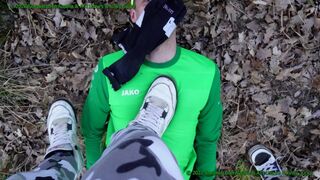 Kinky_Lucky enjoy our sneakers, socks, feet - Part 3 (trampling)