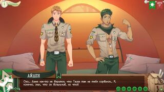 Game: Friends Camp Way 2, part 22 - Taiga wanted to help us (Russian voice acting)