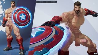 Marvel Rivals - Captain America Nude Game Play | Captain America Nude Mod