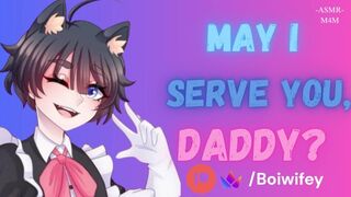 femboy maid services you with his thicc bussy