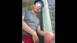 Risky Outdoor Fucking - Pinoy Boy Solo