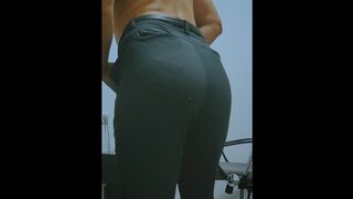 Deep Throat Dildo - Young student after school chokes on his toy