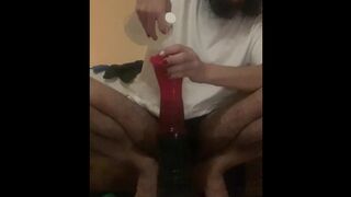 Cocky Verbal Stoner Shows How He Can Take the Entire XL Chance Flared Deep Inside him like a champ